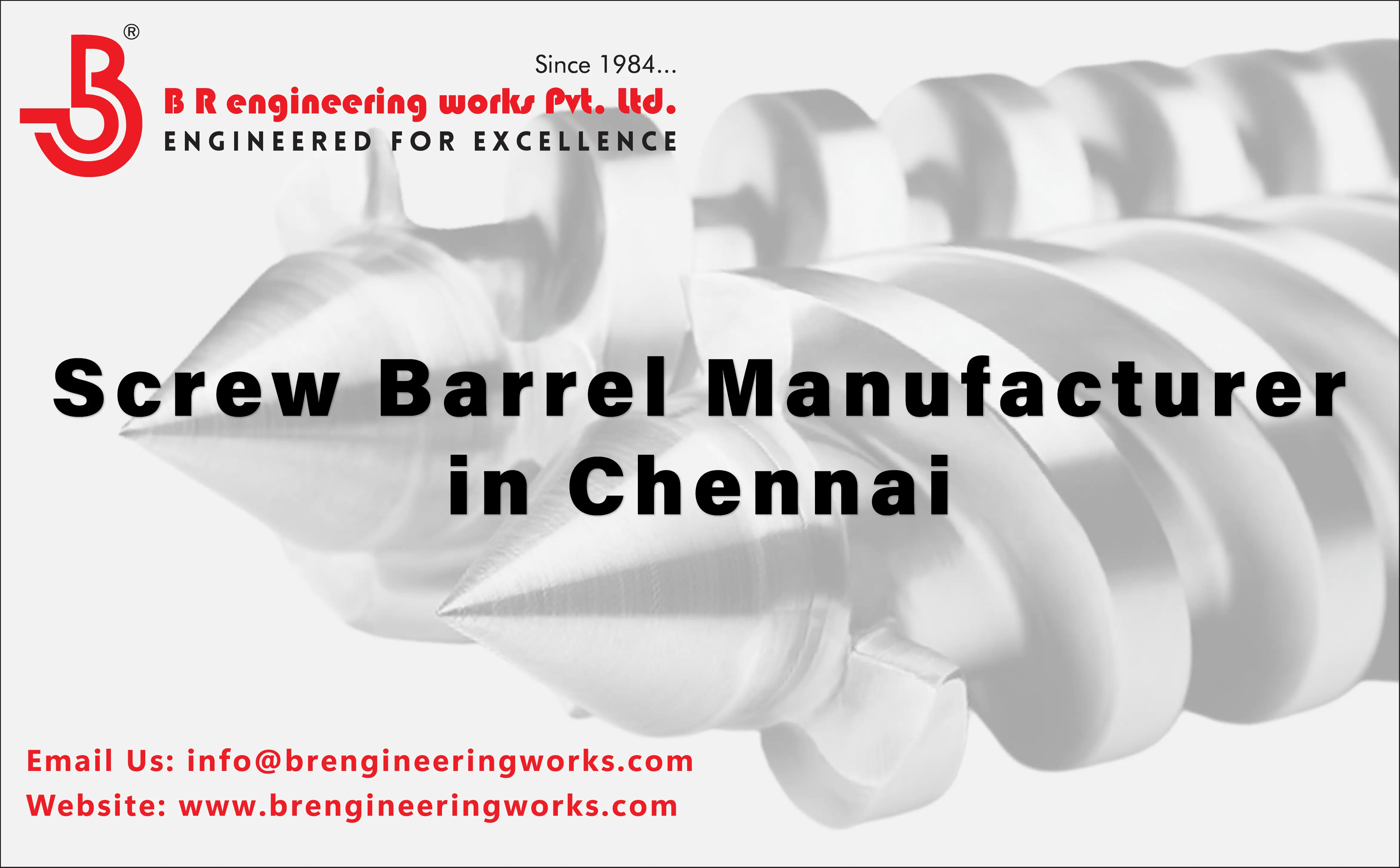 Screw Barrel Manufacturer in Chennai